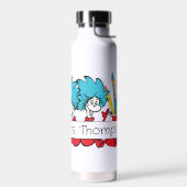 Dr. Seuss | Ding Een Ding Twee Leraar Naam Waterfles (Links)