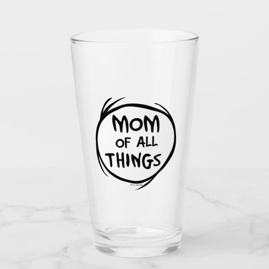 Dr. Seuss Ding Een Ding Twee - Moeder aller Dingen Glas (Voorkant)