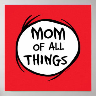 Dr. Seuss Ding Een Ding Twee - Moeder der Dingen Poster