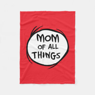 Dr. Seuss Ding Een Ding Twee - Moeder van alle Din Fleece Deken