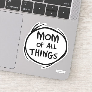 Dr. Seuss Ding Een Ding Twee - Moeder van alle Din Sticker