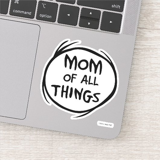 Dr. Seuss Ding Een Ding Twee - Moeder van alle Din Sticker (Detail)