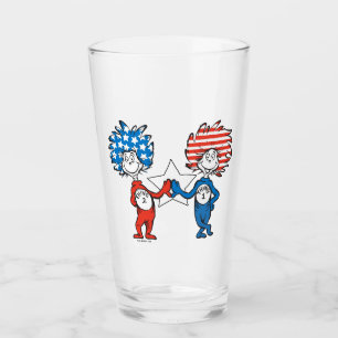 Dr. Seuss   Ding Eén Ding Twee Patriottische Grafi Glas