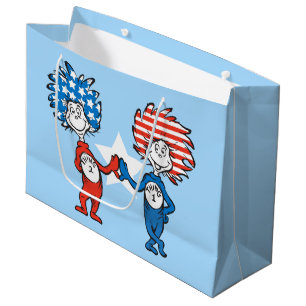 Dr. Seuss   Ding Eén Ding Twee Patriottische Grafi Groot Cadeauzakje