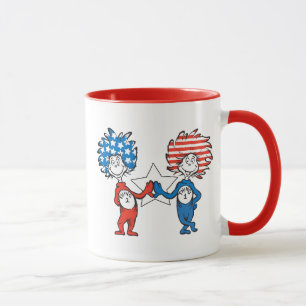 Dr. Seuss   Ding Een Ding Twee Patriottische Grafi Mok