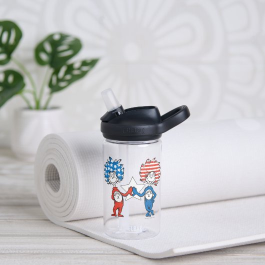 Dr. Seuss | Ding Eén Ding Twee Patriottische Grafi Waterfles (Yoga)