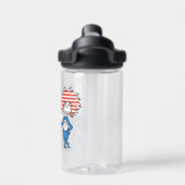 Dr. Seuss | Ding Eén Ding Twee Patriottische Grafi Waterfles (Achterkant)