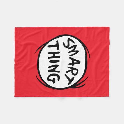 Dr. Seuss | Ding één Ding Twee - Slim Ding Fleece Deken (Voorkant (Horizontaal))