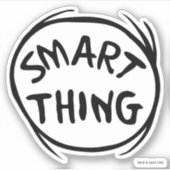 Dr. Seuss | Ding één Ding Twee - Slim Ding Sticker (Voorkant)