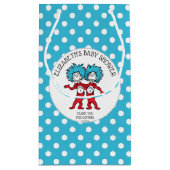 Dr Seuss ding één ding twee | Tweeling Baby shower Klein Cadeauzakje (Achterkant)