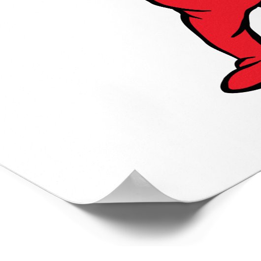 Dr Seuss ding één ding twee | Tweeling Baby shower Poster (Hoek)