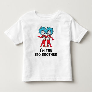 Dr. Seuss ding één ding twee tweeling   Big Brothe Kinder Shirts