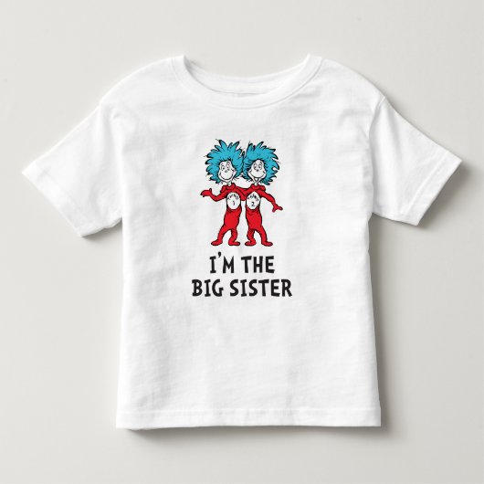 Dr. Seuss Ding Een Ding Twee | Tweeling | Oudere Z Kinder Shirts (Voorkant)
