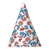 Dr. Seuss | Ding één ding twee US vlag patroon Feesthoedjes (Rechts)