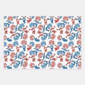 Dr. Seuss | Ding één ding twee US vlag patroon Inpakpapier Vel (Voorkant 2)