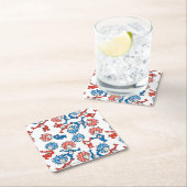 Dr. Seuss | Ding één ding twee US vlag patroon Kartonnen Onderzetters (Insitu)