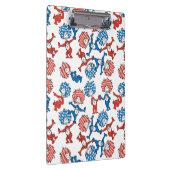 Dr. Seuss | Ding één ding twee US vlag patroon Klembord (Rechts)