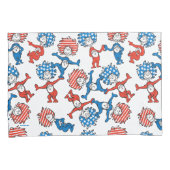 Dr. Seuss | Ding één ding twee US vlag patroon Kussensloop (Voorkant-Rechts)