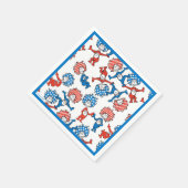 Dr. Seuss | Ding één ding twee US vlag patroon Servet (Hoek)