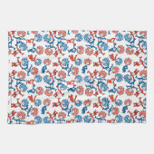 Dr. Seuss | Ding één ding twee US vlag patroon Theedoek (Horizontaal)