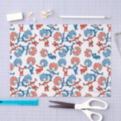 Dr. Seuss | Ding één ding twee US vlag patroon Tissuepapier (Craft)