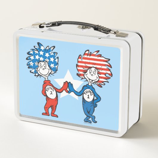 Dr. Seuss | Ding One Thing Two Patriotic Graphic (Achterkant)