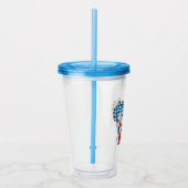 Dr. Seuss | Ding One Thing Two Patriotic Graphic Acryl Drinkbeker (Rechts)