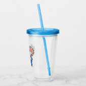 Dr. Seuss | Ding One Thing Two Patriotic Graphic Acryl Drinkbeker (Links)