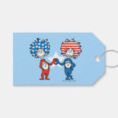 Dr. Seuss | Ding One Thing Two Patriotic Graphic Cadeaulabel (Voorkant (Horizontaal))