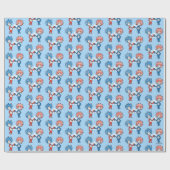 Dr. Seuss | Ding One Thing Two Patriotic Graphic Cadeaupapier (Vlak)