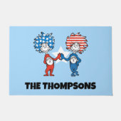 Dr. Seuss | Ding One Thing Two Patriotic Graphic Deurmat (Voorkant)
