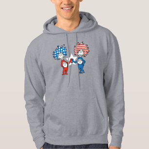 Dr. Seuss   Ding One Thing Two Patriotic Graphic Hoodie
