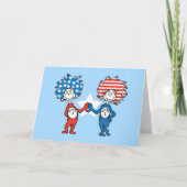 Dr. Seuss | Ding One Thing Two Patriotic Graphic Kaart (Voorkant)