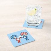 Dr. Seuss | Ding One Thing Two Patriotic Graphic Kartonnen Onderzetters (Insitu)