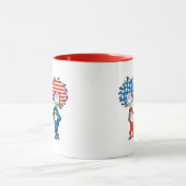 Dr. Seuss | Ding One Thing Two Patriotic Graphic Mok (Midden)