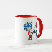 Dr. Seuss | Ding One Thing Two Patriotic Graphic Mok (Voorkant rechts)