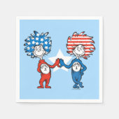 Dr. Seuss | Ding One Thing Two Patriotic Graphic Servet (Voorkant)