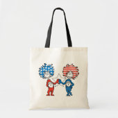 Dr. Seuss | Ding One Thing Two Patriotic Graphic Tote Bag (Voorkant)