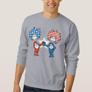 Dr. Seuss   Ding One Thing Two Patriotic Graphic Trui