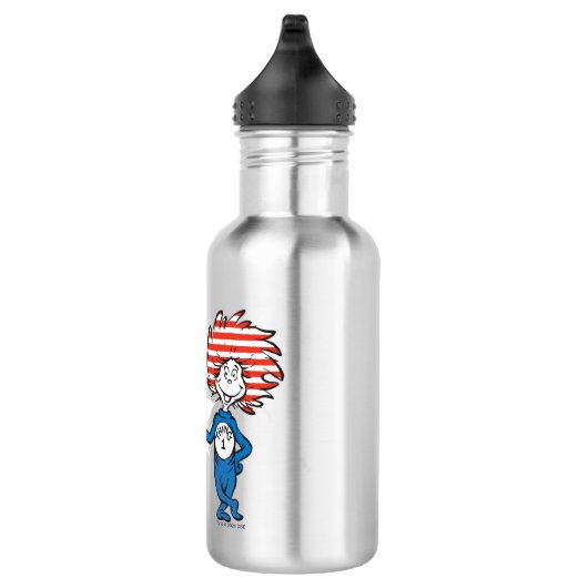 Dr. Seuss | Ding One Thing Two Patriotic Graphic Waterfles (Rechts)