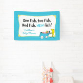 Dr. Seuss | Eén Baby shower-banner voor vissen Spandoek (Insitu)