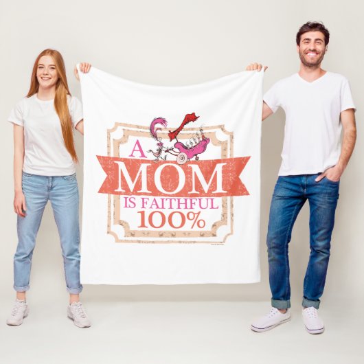 Dr. Seuss | Een moeder is 100% betrouwbaar Fleece Deken (In situ)