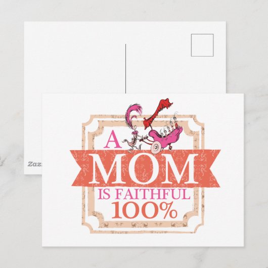 Dr. Seuss | Een moeder is trouw 100% Briefkaart (Voorkant / Achterkant)