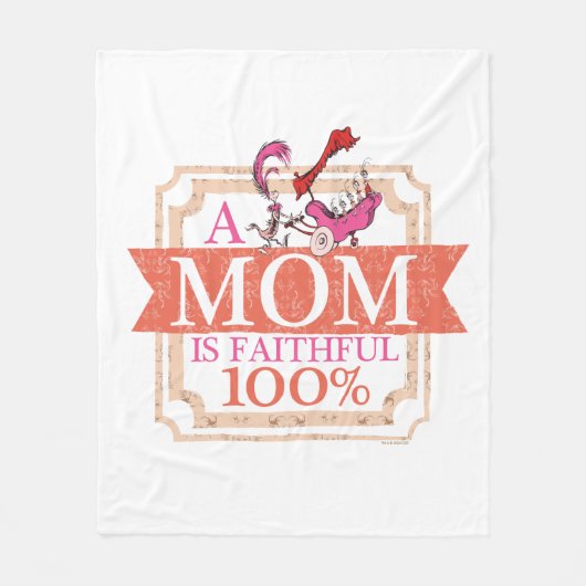 Dr. Seuss | Een moeder is trouw 100% Fleece Deken (Voorkant)