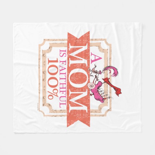 Dr. Seuss | Een moeder is trouw 100% Fleece Deken (Voorkant (Horizontaal))