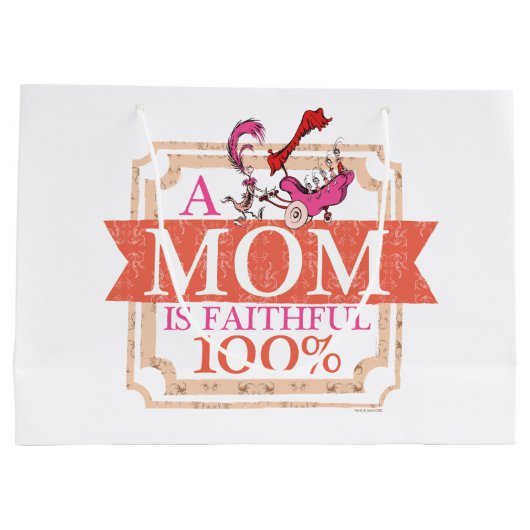 Dr. Seuss | Een moeder is trouw 100% Groot Cadeauzakje (Achterkant)