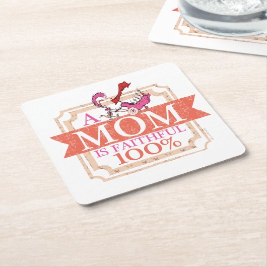 Dr. Seuss | Een moeder is trouw 100% Kartonnen Onderzetters (Schuin)