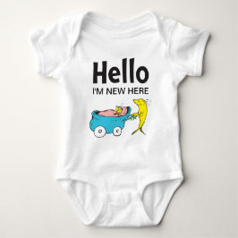 Dr. Seuss | één vis hallo | Ik ben hier nieuw Romper