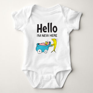 Dr. Seuss   één vis hallo   Ik ben hier nieuw Romper