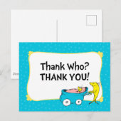 Dr. Seuss | Eén Vis - Jongens Baby Shower Bedankt Briefkaart (Voorkant / Achterkant)